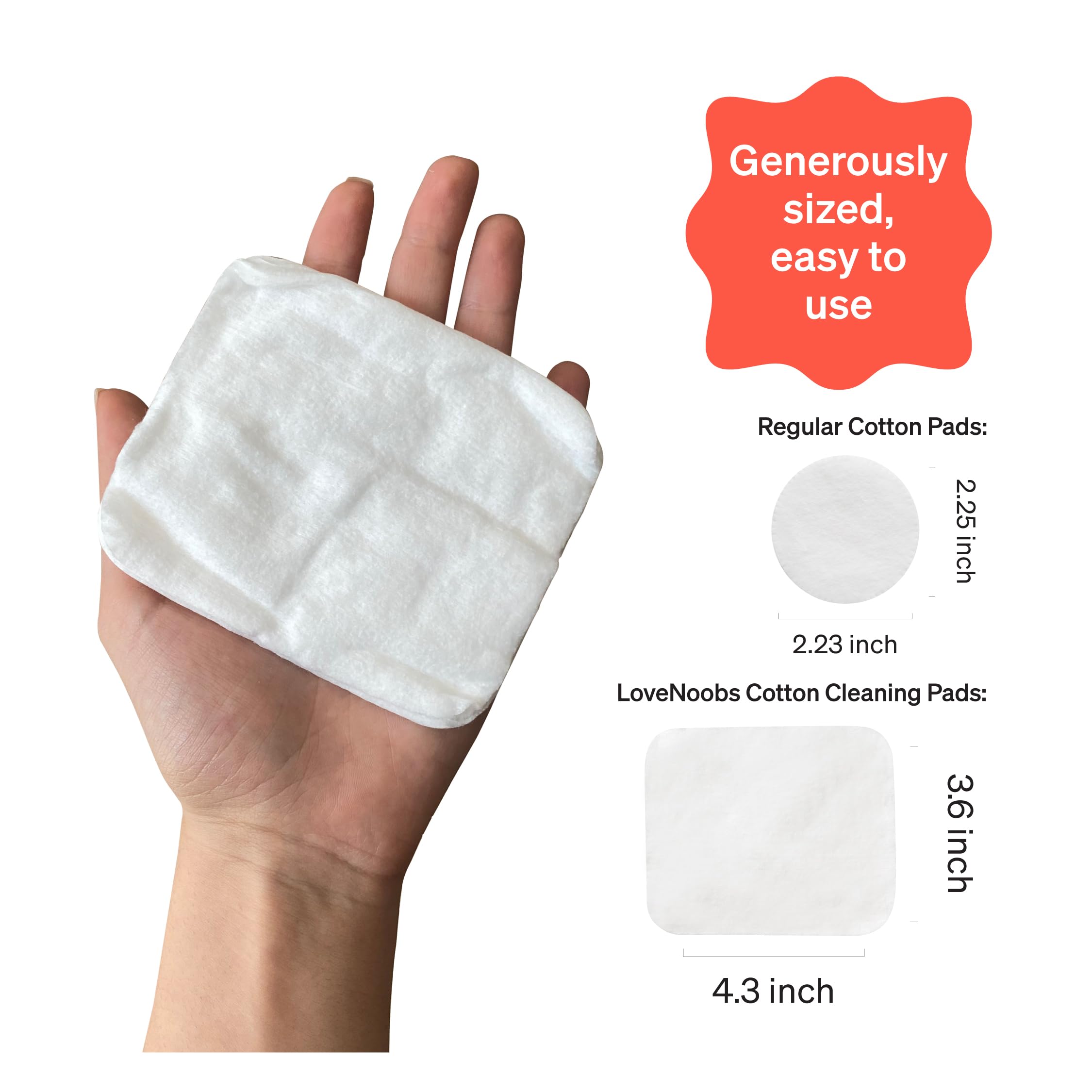 Love Noobs coton bébé paquets 360, pratique et économique.