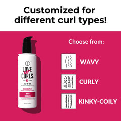 Love Ur Curls Beurre de karité et moringa nourrissent profondément les boucles.