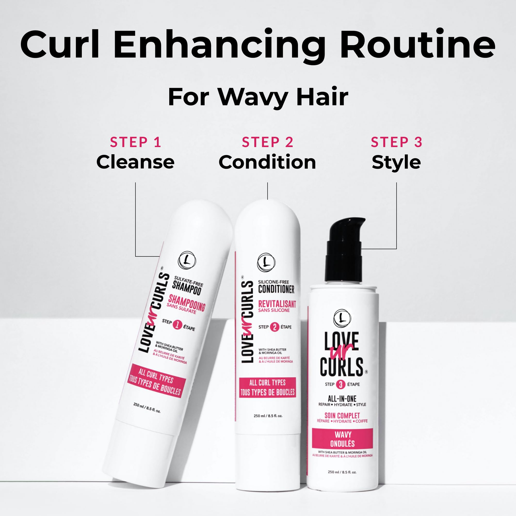 Love Ur Curls Après-shampoing démêlant: facilité de passage des doigts.