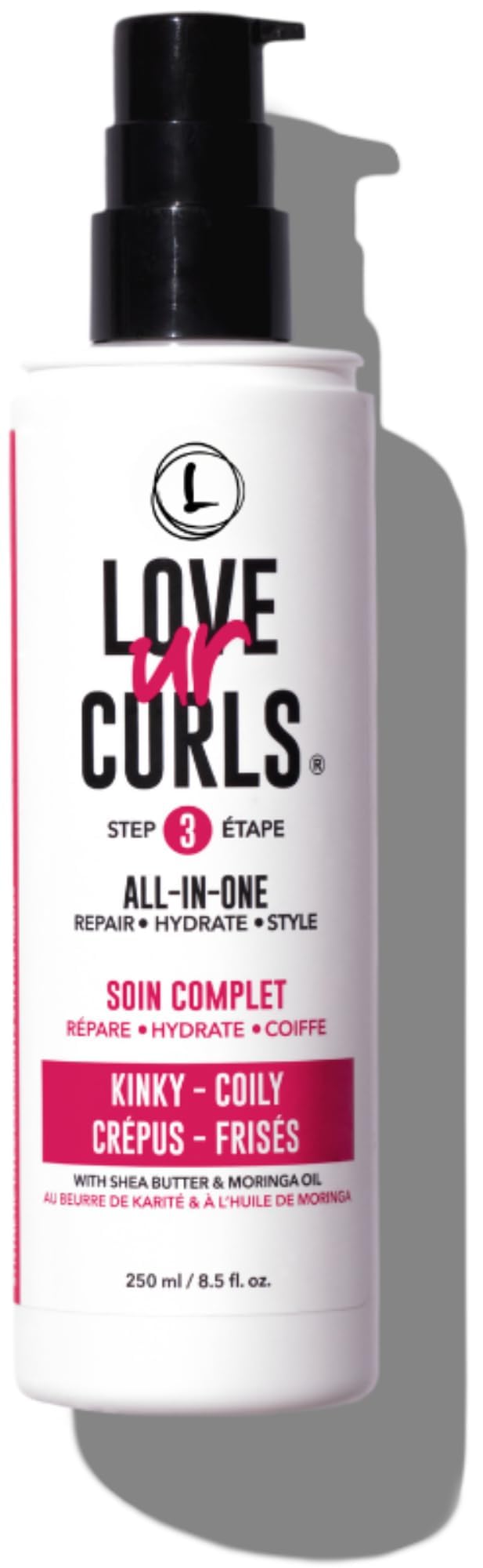 Love Ur Curls crème-coiffante pour boucles définies et texture douce.