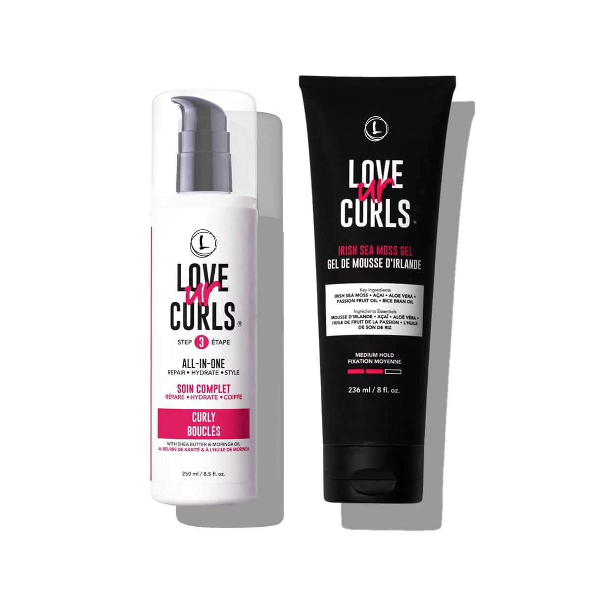 Love Ur Curls crème définisseur boucles – bouteille pour boucles définies et hydratées