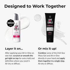 Love Ur Curls crème hydratante – texture satinée qui apaise les frisottis