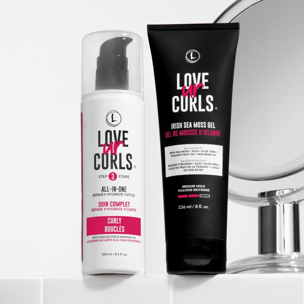 Love Ur Curls gel algue irlandaise – pot, hydratation légère et définition des boucles