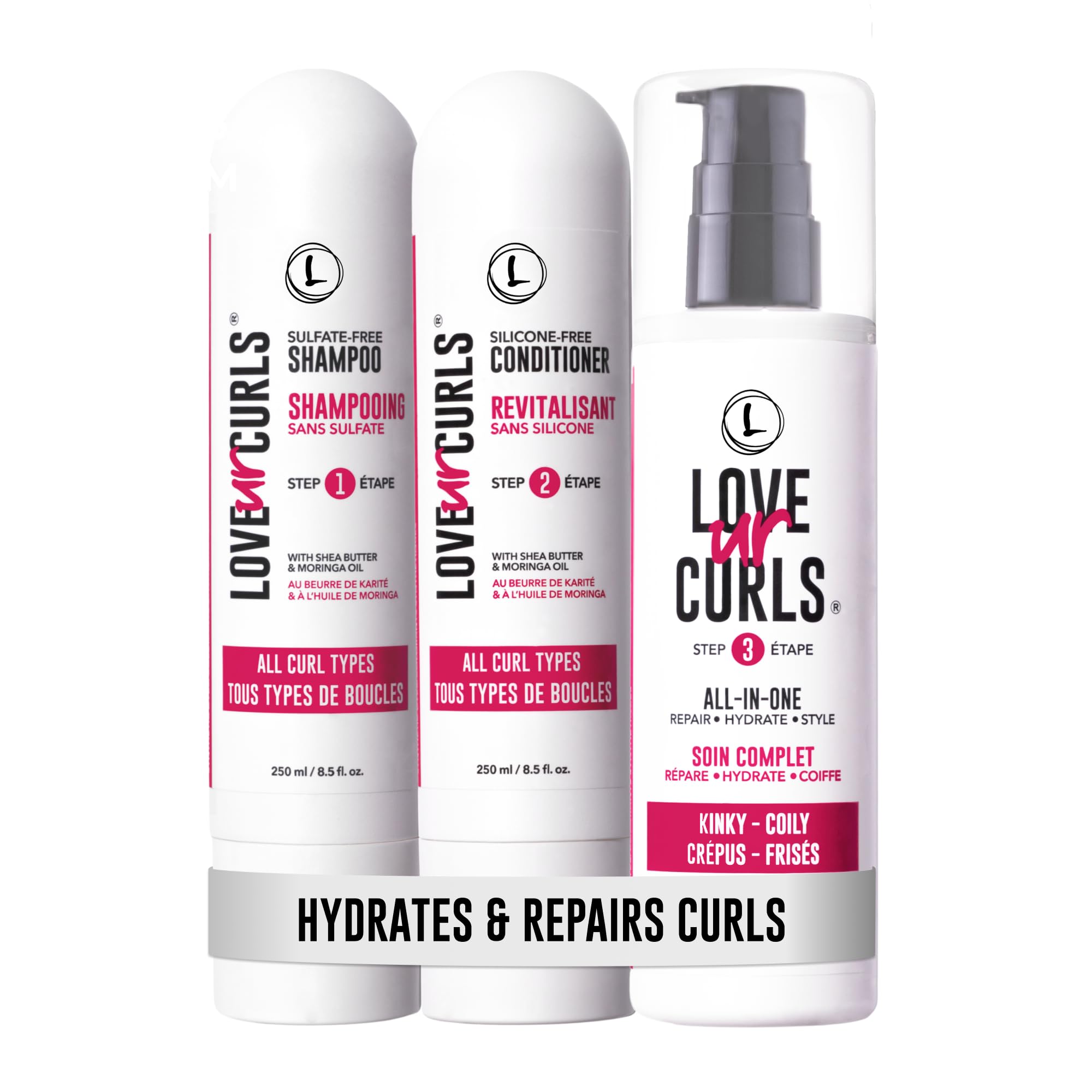 Love Ur Curls Shampoing pour boucles définies et souples sans lourdeur.