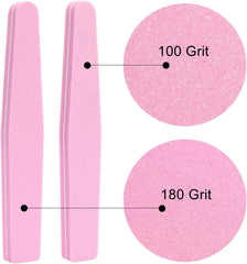 LoveBB buffer-ongles 100/180 grain rose pour façonnage net.