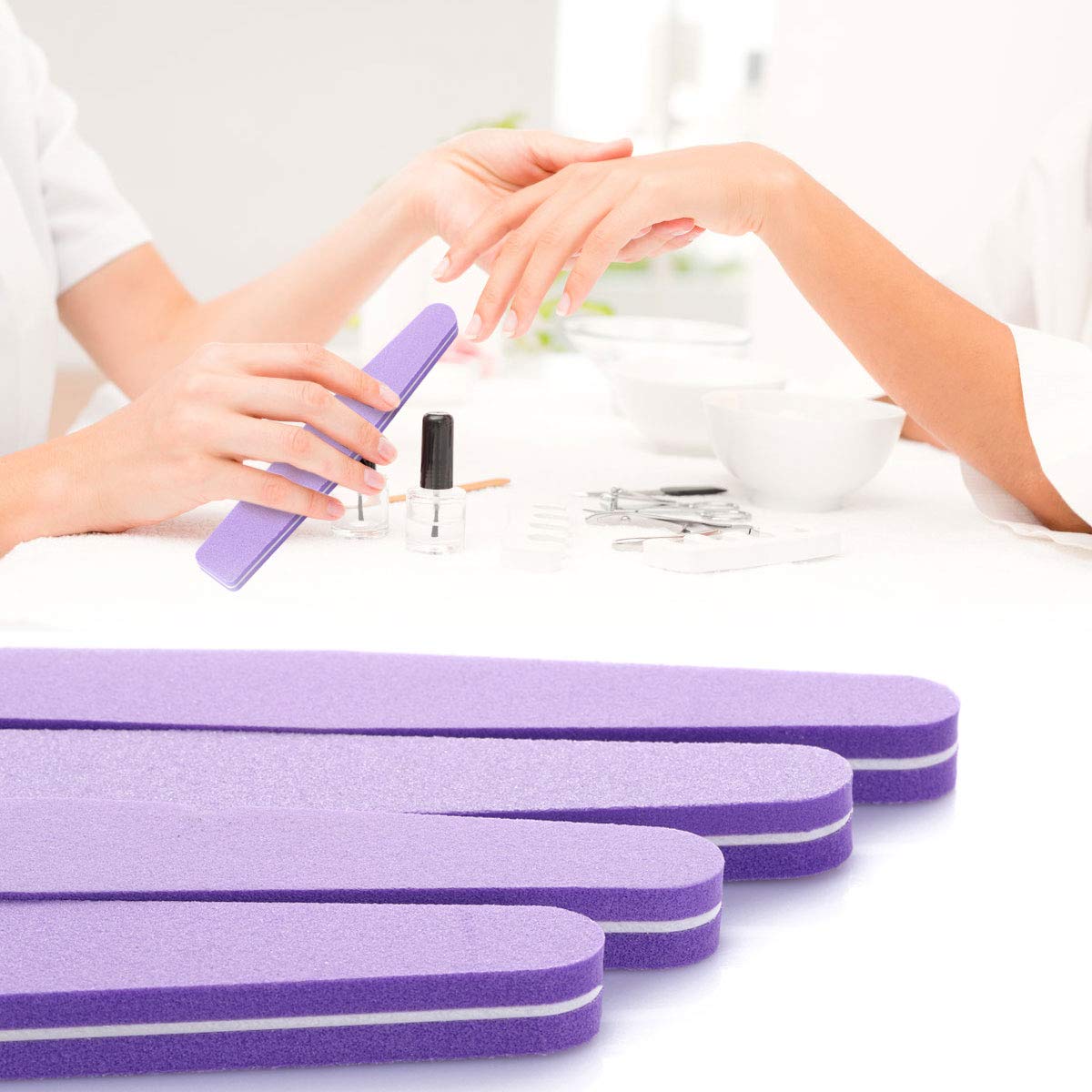 LoveBB buffer-ongles violet cadeau idéal pour l'art des ongles