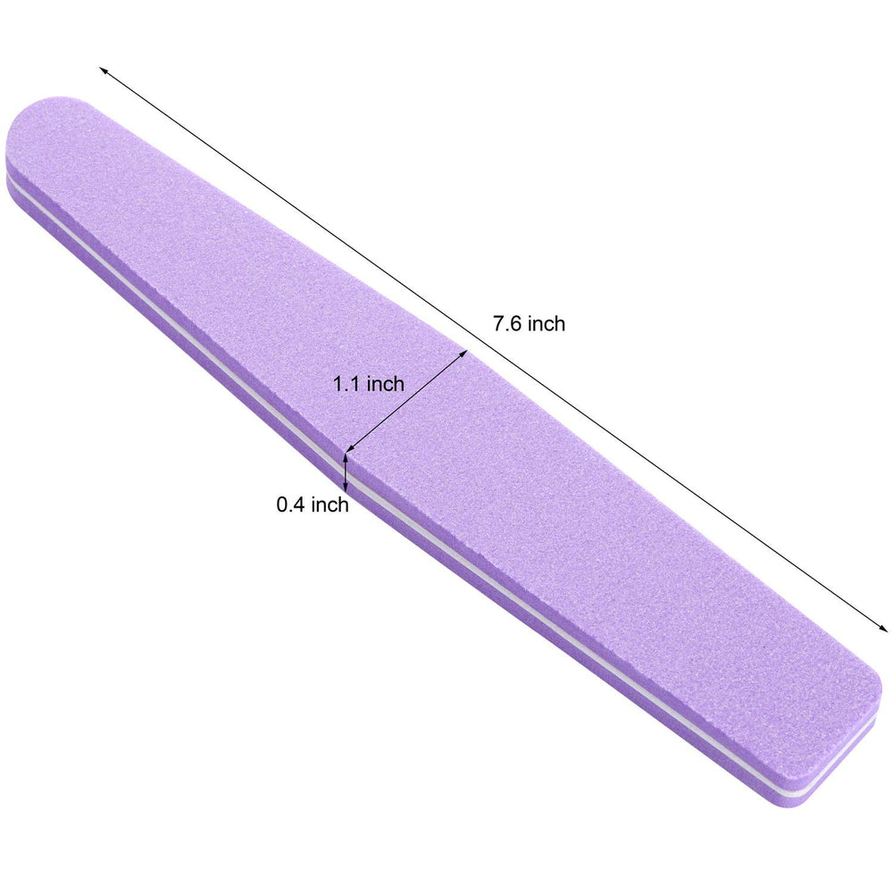 LoveBB buffer ongles gros grain violet pour lisser surfaces irrégulières