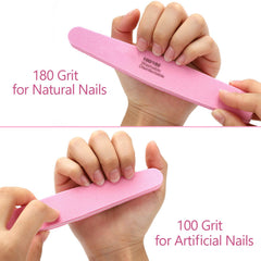 LoveBB buffer-ongles rose, utilisation à domicile et rapide.