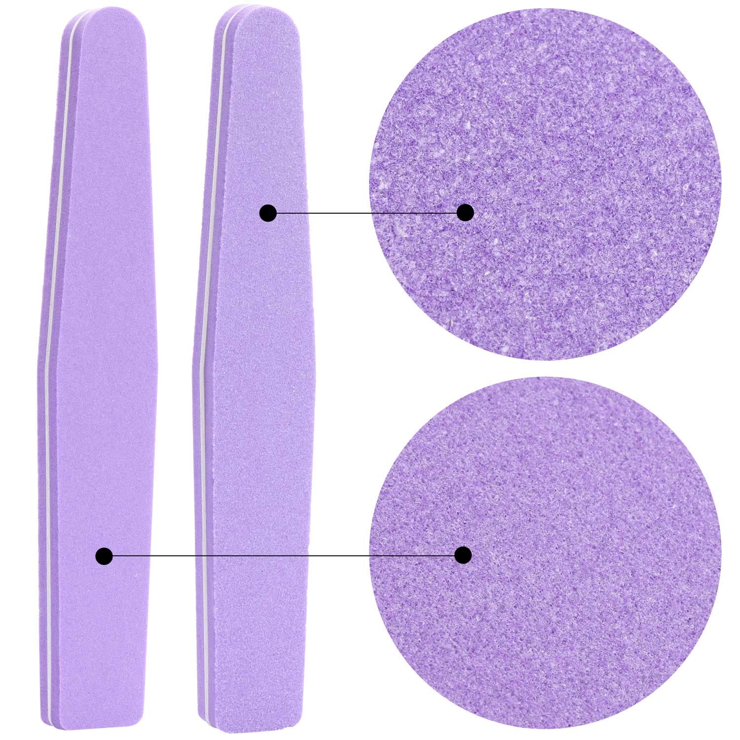 LoveBB tampon-éponge lavable violet durable pour ongles