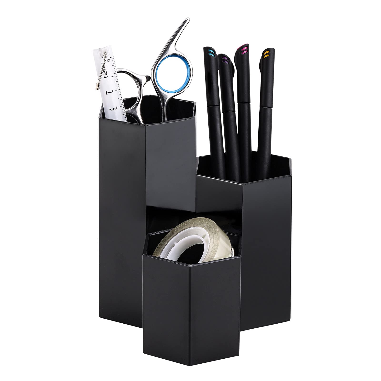 LoveBB porte-pinceaux noir, 3 hauteurs pour trier facilement.