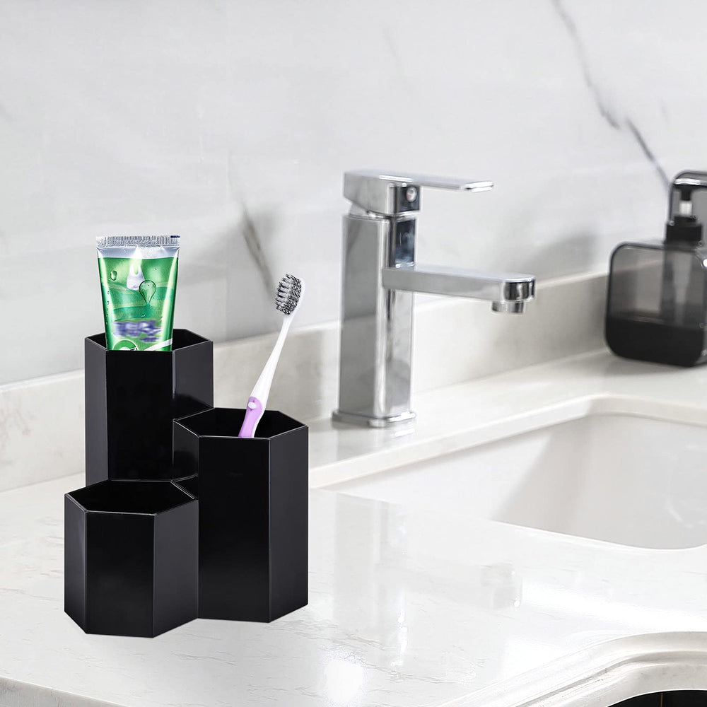 LoveBB rangement pinceaux noir compact, idéal pour espace restreint.