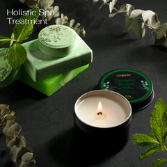 Lovery bain-mousse bulles menthe eucalyptus, texture douce