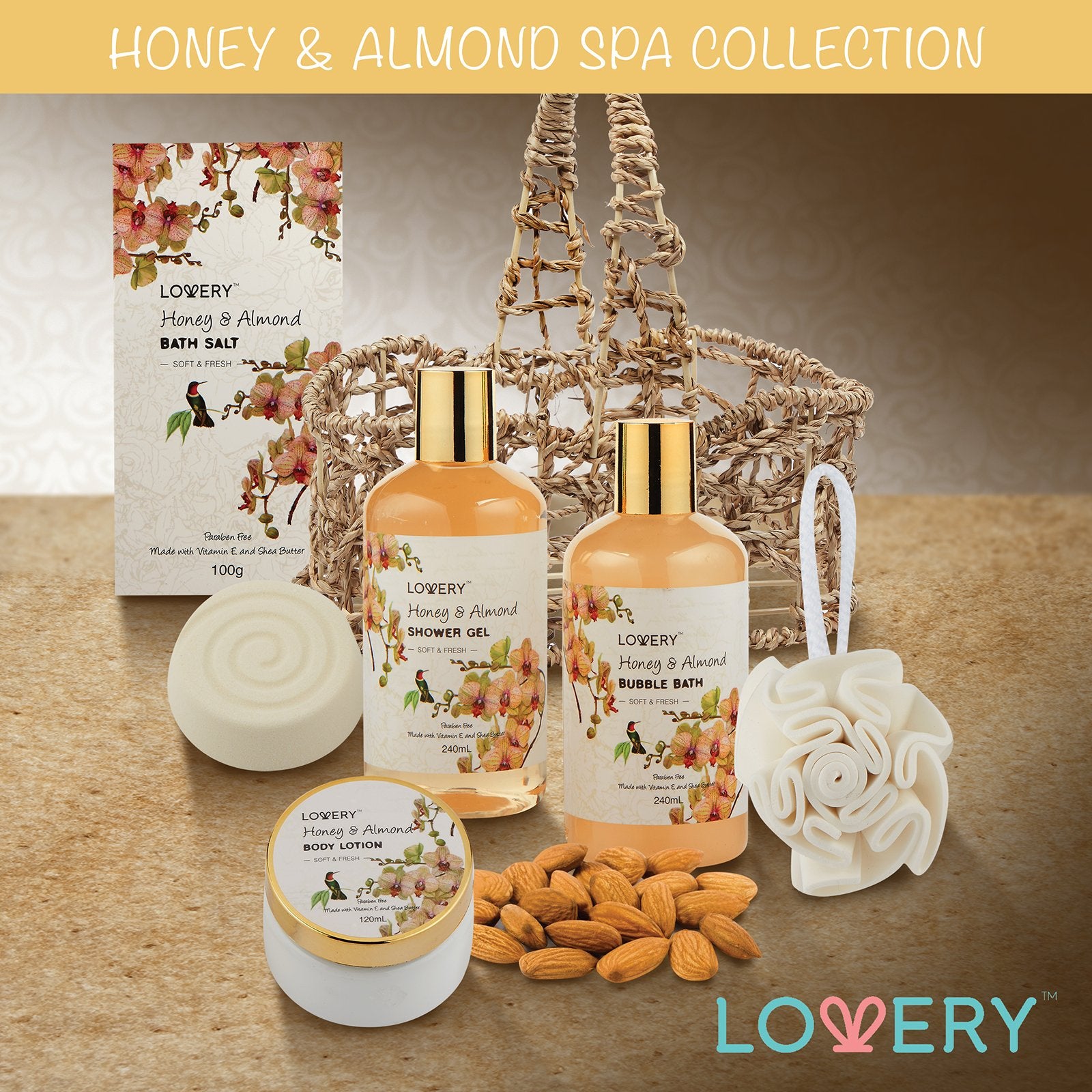 Eponge de bain fleur LO VERY pour douceur ciblée