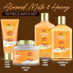Lovery Bain Bulles Amande Miel: bain mousseux relaxant et parfum réconfortant.