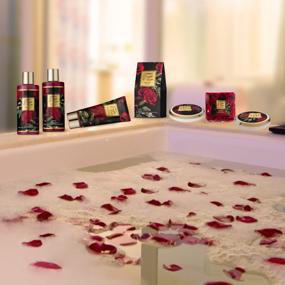 LOVERY Gel douche et bain moussant, parfum floral enveloppant.
