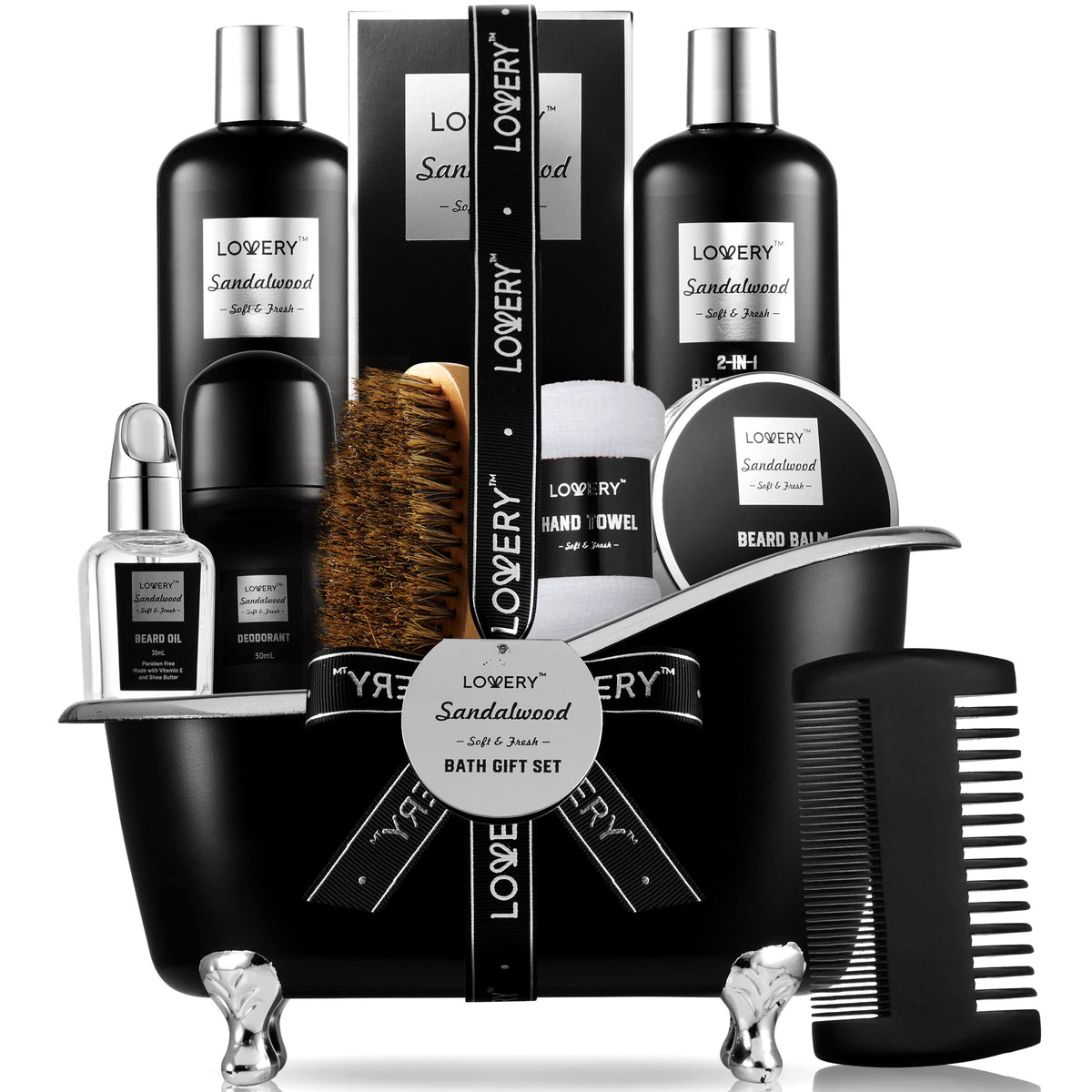 Coffret Lovery cadeau homme spa à domicile pour peau sensible et bien-être