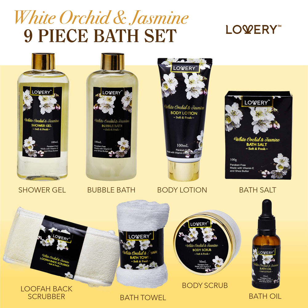 Lovery Bain Moussant Orchidée et Jasmin: moment sensoriel pour soin spa