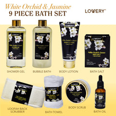 Lovery Bain Moussant Orchidée et Jasmin: moment sensoriel pour soin spa