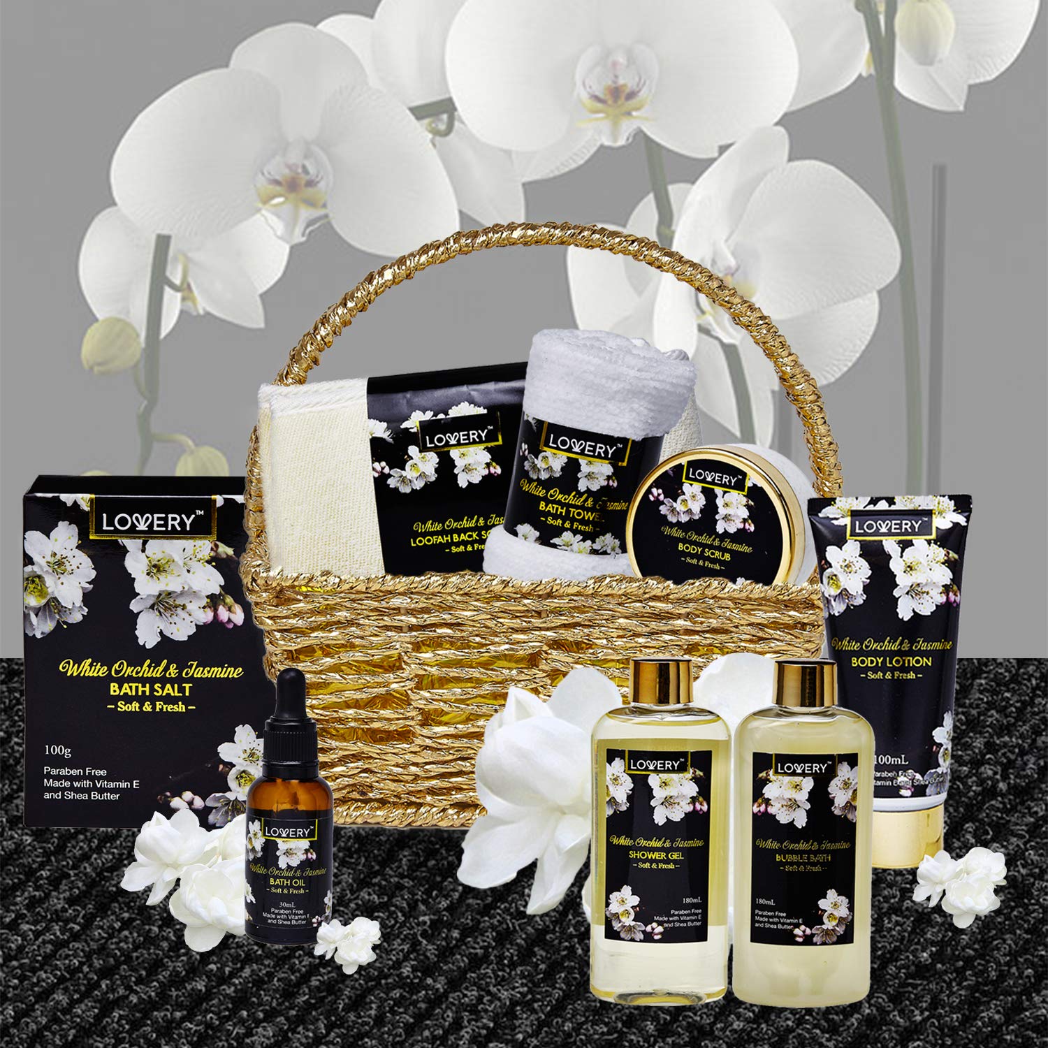 Lovery Lotion Corps Orchidée et Jasmin: peau douce et nourrie