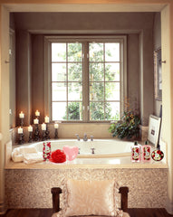 LOVESTEE bath salt helps comfort muscles and balance mood during a bath.