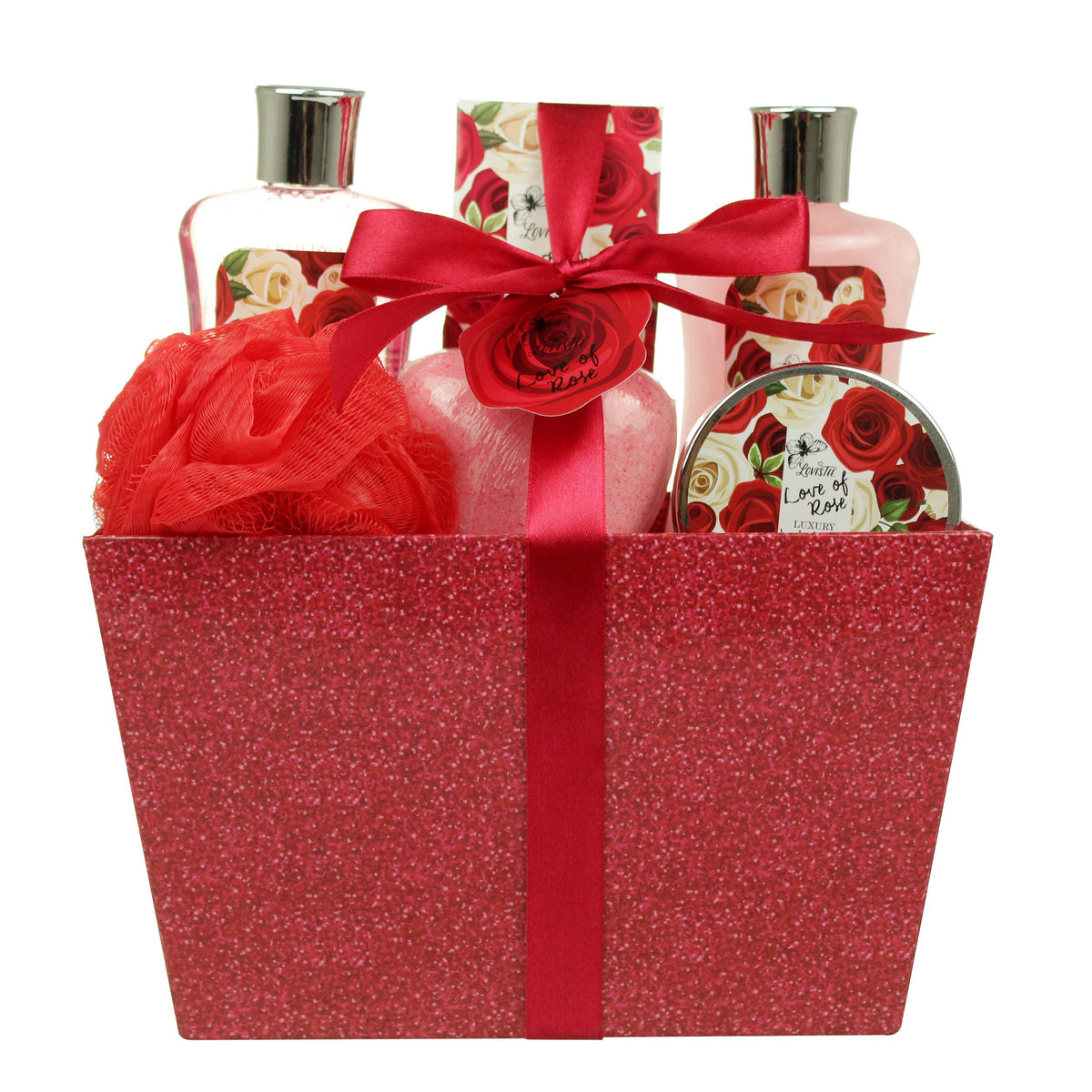 LOVESTEE Love of Rose shower gel 200ml for a luxurious morning cleanse.