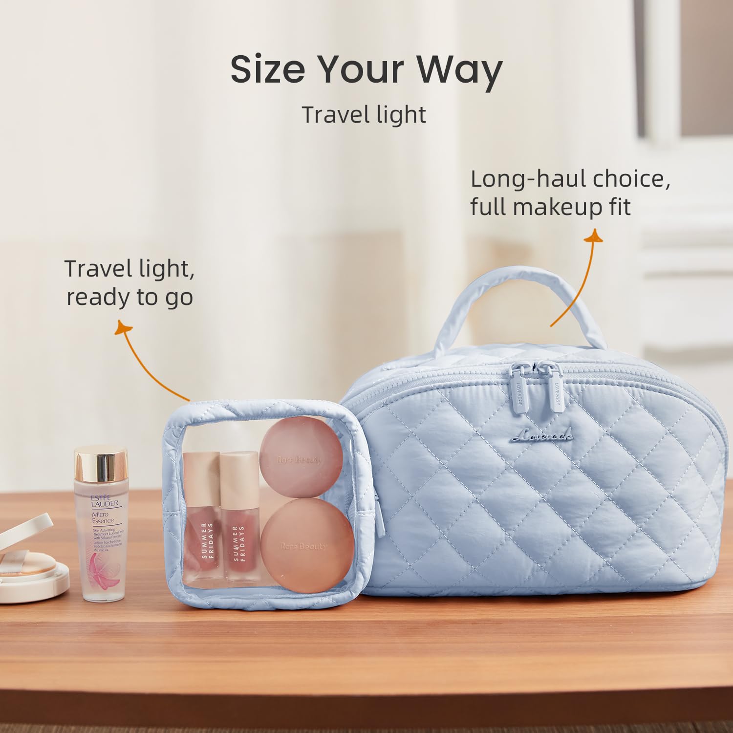 LOVEVOOK trousse-cadeau-voyage idéale, polyvalente et pratique