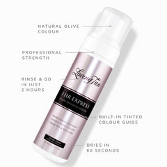 Loving Tan 2 HR Express Mousse, guide-couleur — couleur instantanée facile à maîtriser.
