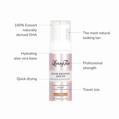 Loving Tan Deluxe Mousse échantillon couleur pour visualiser le rendu
