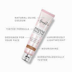 Loving Tan Deluxe Face Self Tanner - application douce pour un teint uniforme.