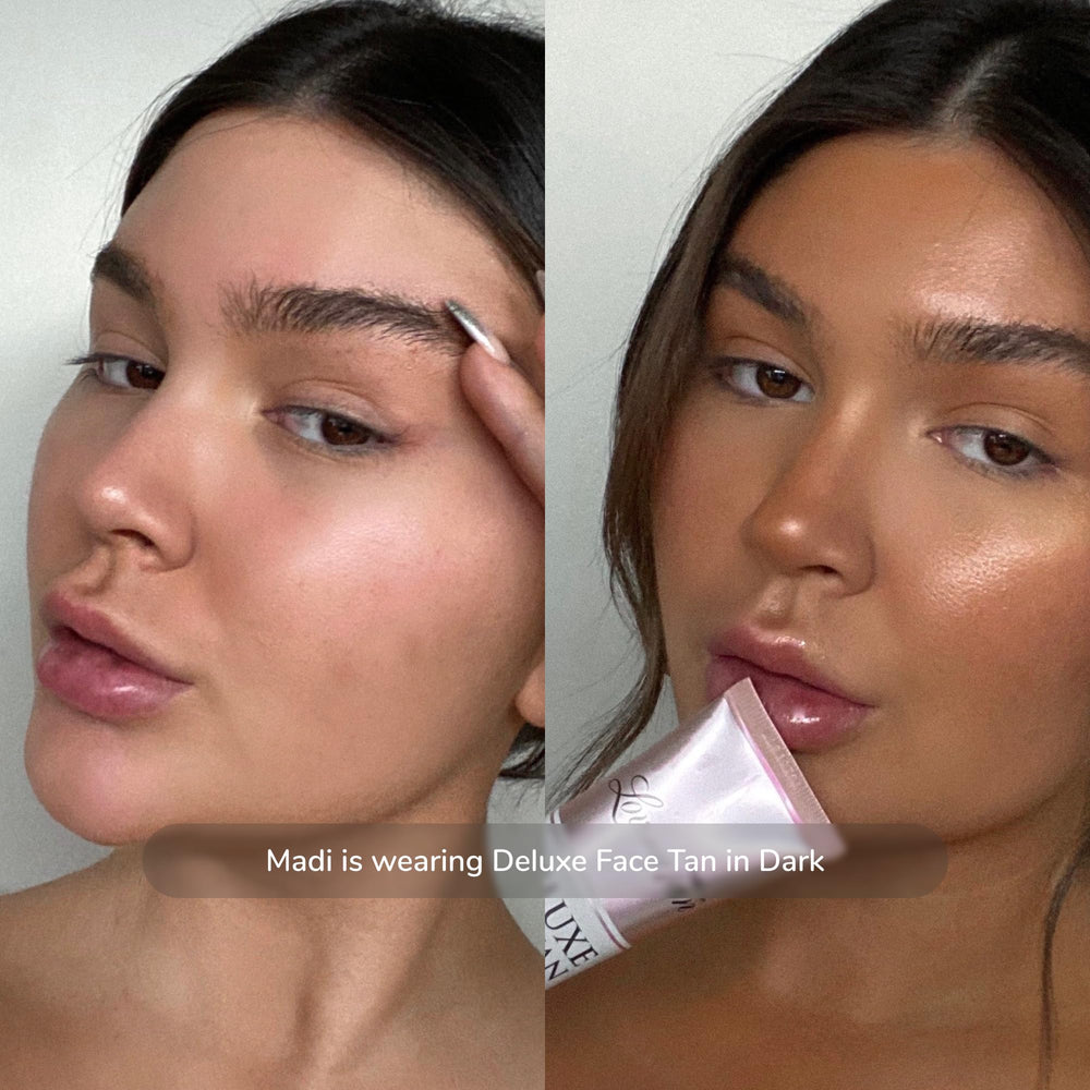 Loving Tan Deluxe Face Self Tanner - peau lumineuse après chaque utilisation.