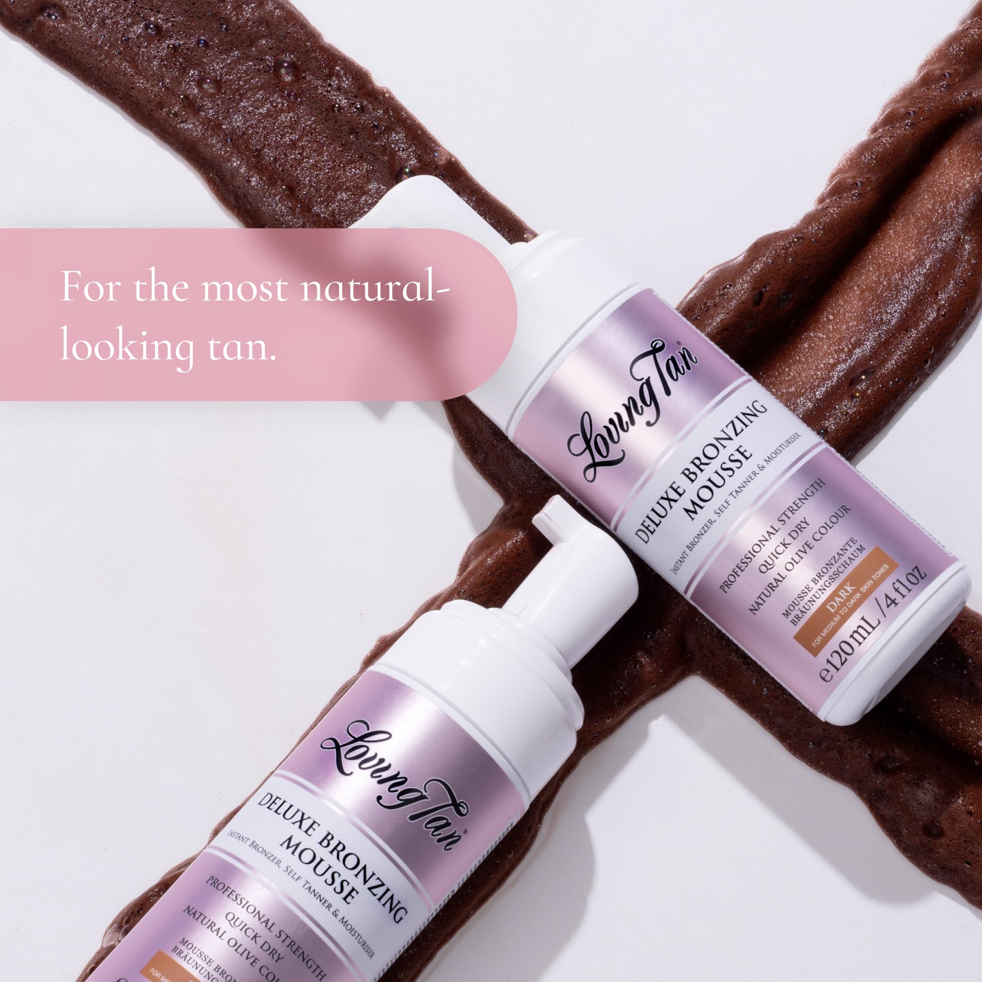 Loving Tan Deluxe mousse testée dermatologiquement pour sécurité