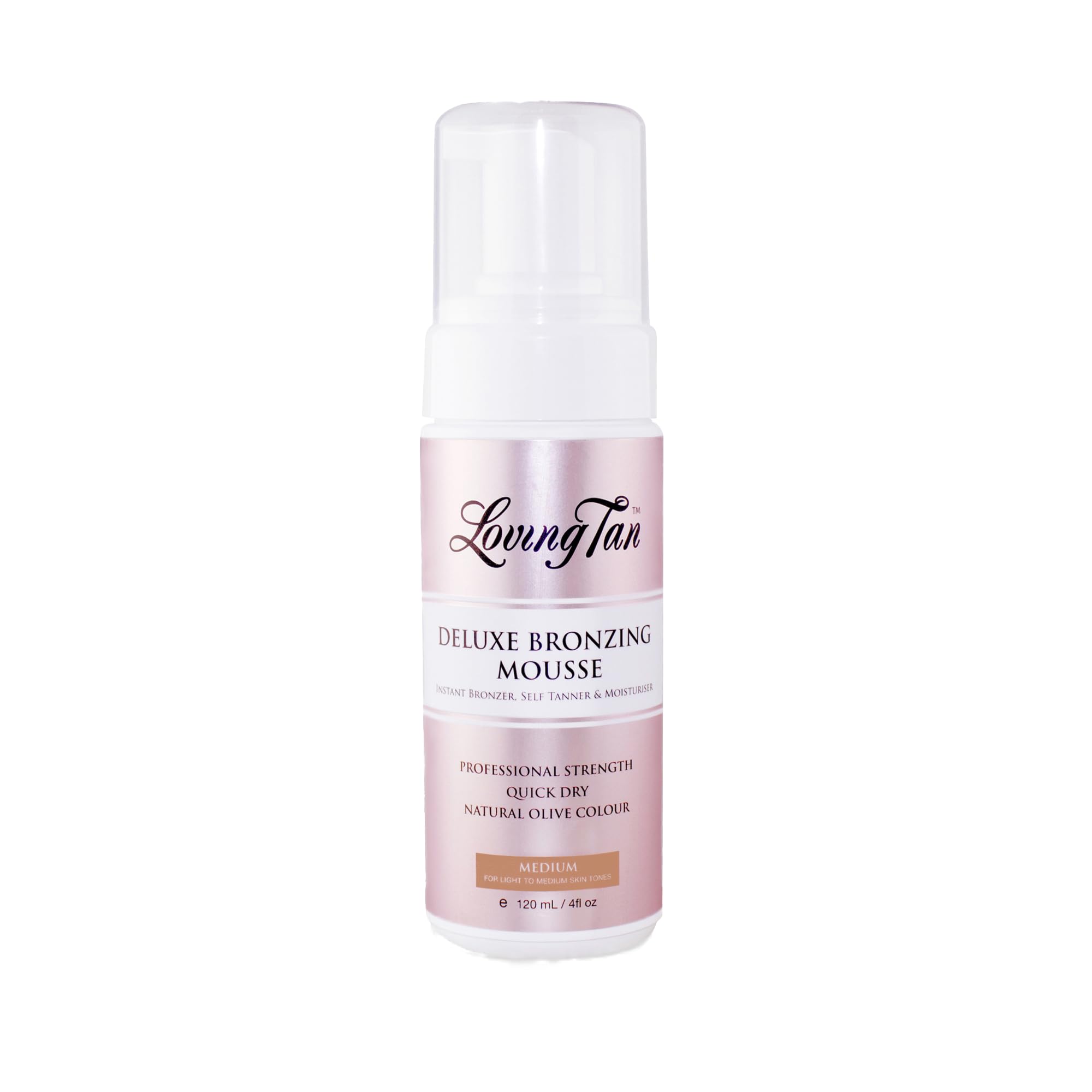 Flacon Loving Tan Deluxe Mousse Medium avec couleur naturelle immédiate