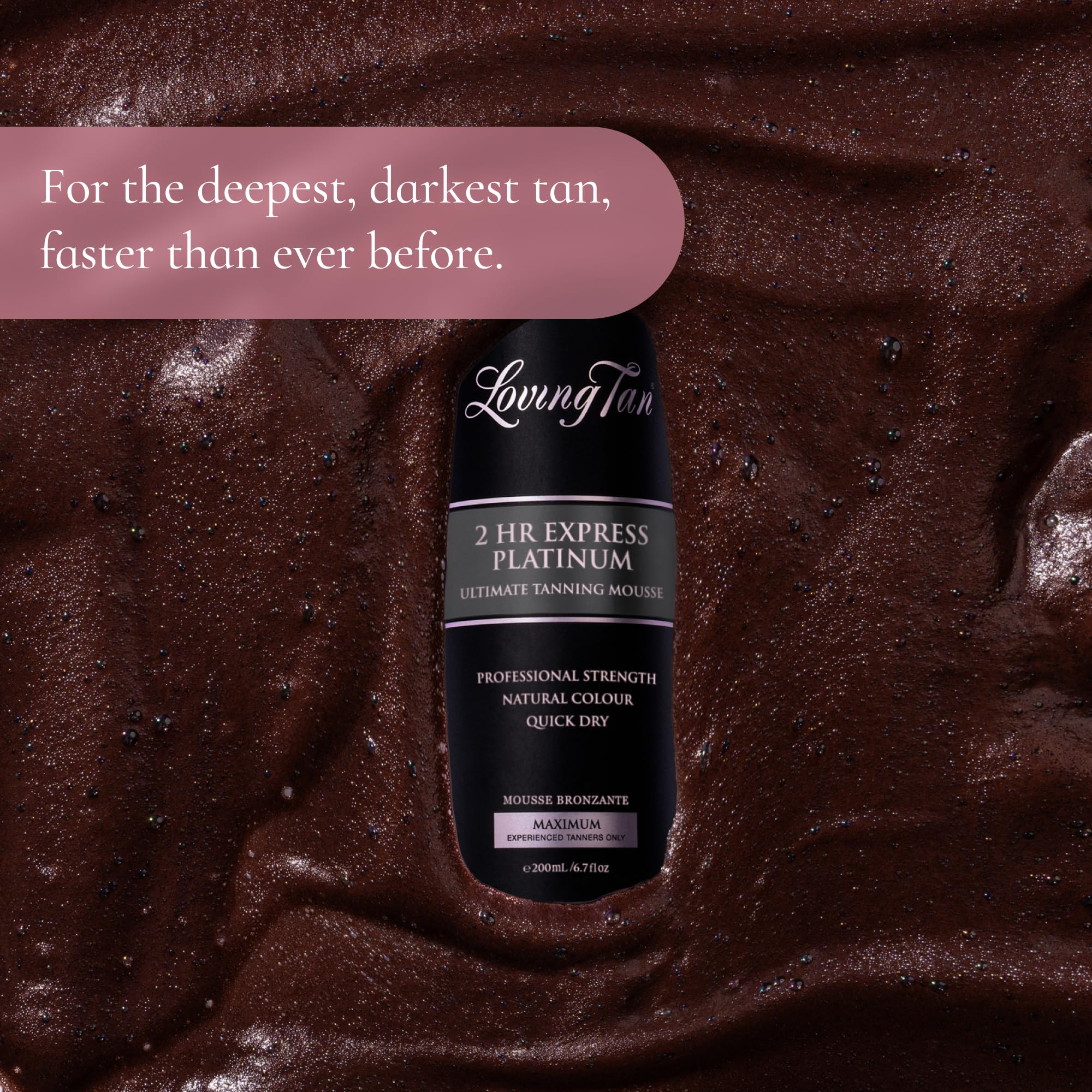Loving Tan Platinum 2 HR Express – fini bronzé naturel et durable sans soleil