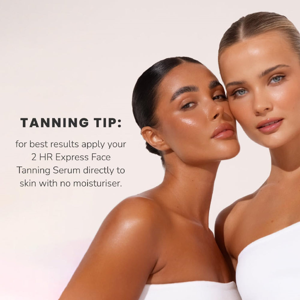 Résultat en 2 heures Loving Tan avec développement naturel sur 24 heures.