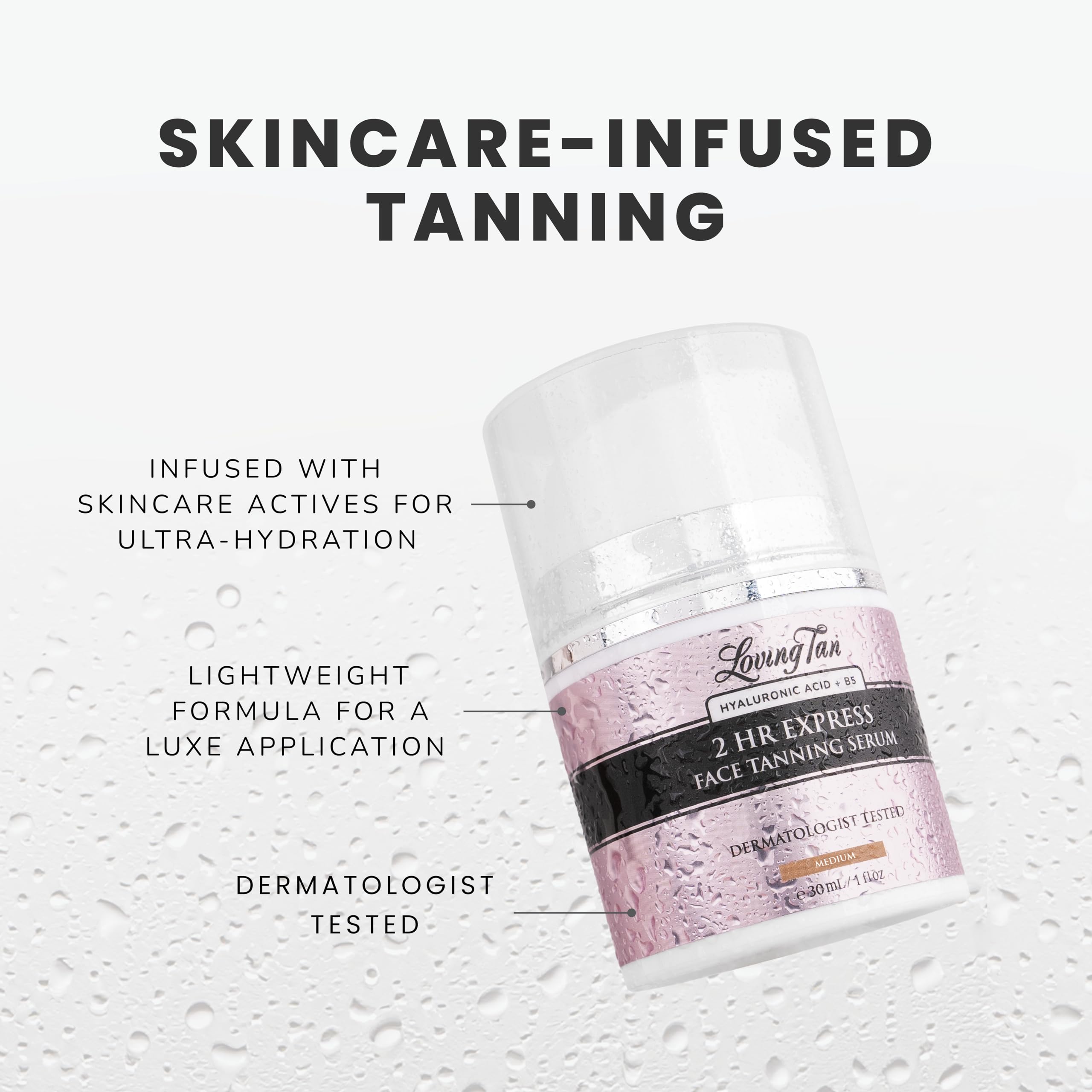 Résultats rapides en 2 heures avec le Loving Tan Serum Visage