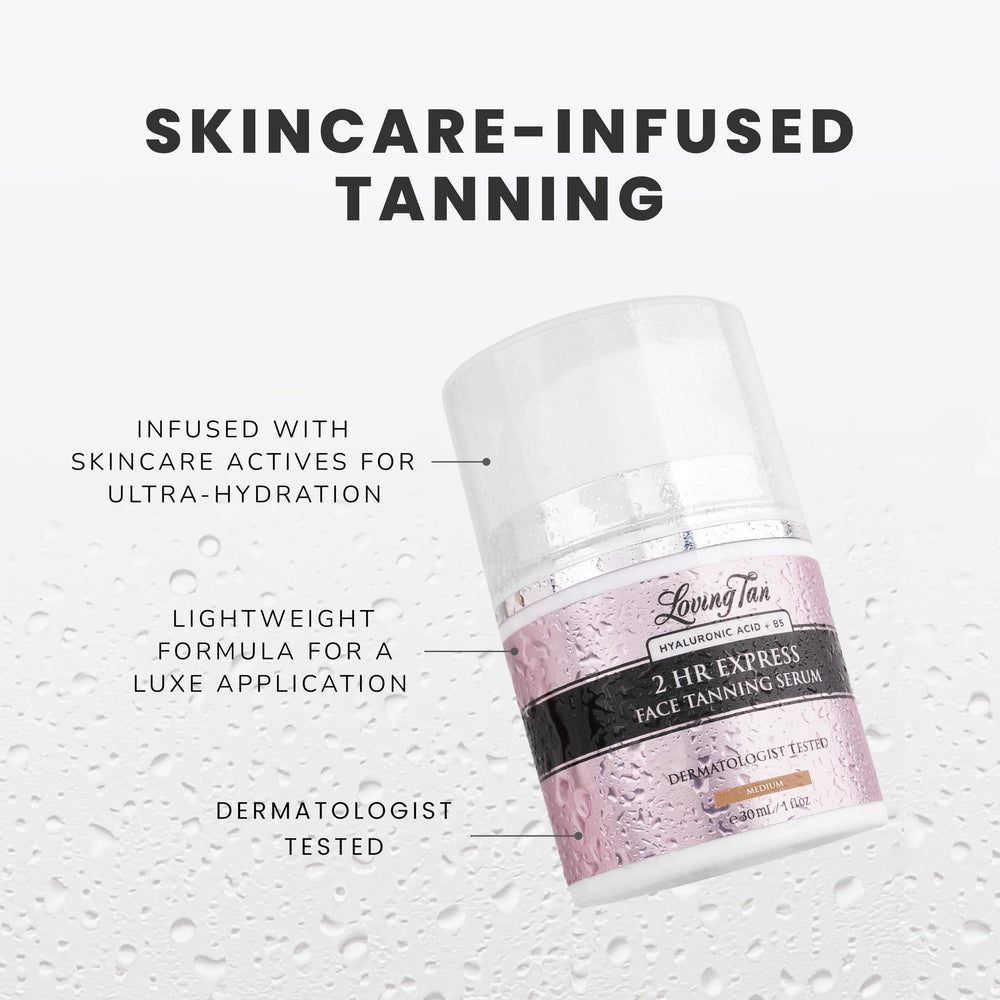 Résultats rapides en 2 heures avec le Loving Tan Serum Visage