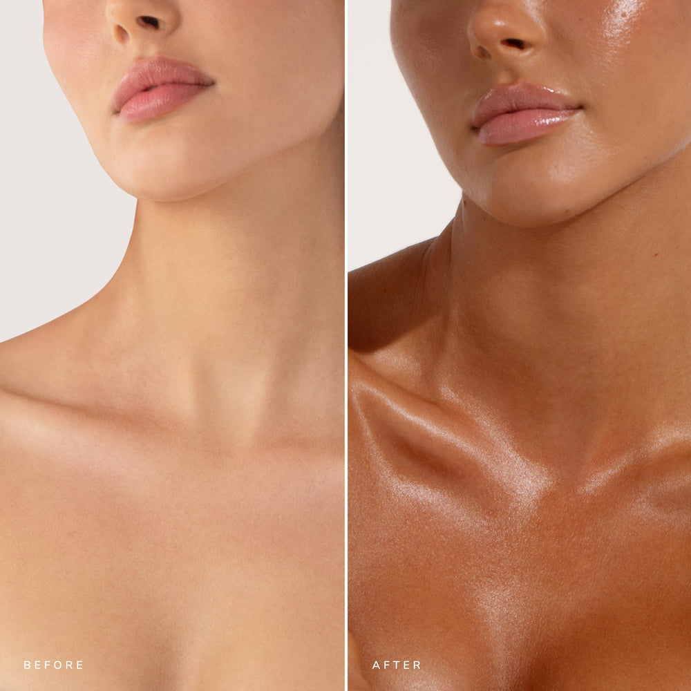 Soin hydratant hivernal Loving Tan pour peau confortable et radieuse.