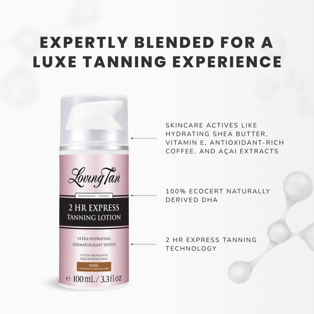 Loving Tan teinte finale se développe pour un bronzage durable