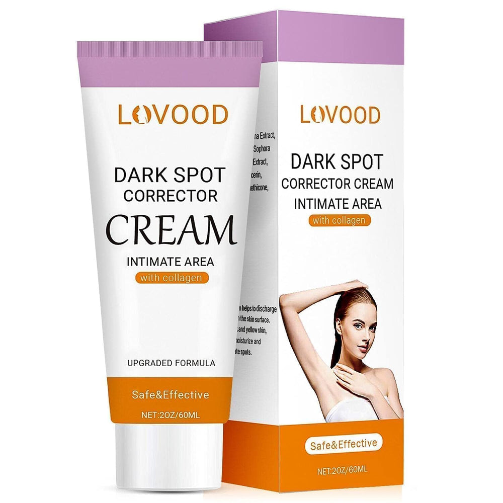 LOVOOD Crème Correctrice Aisselles, peau plus uniforme après application.