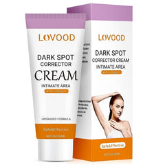 LOVOOD Crème Correctrice Aisselles, peau plus uniforme après application.