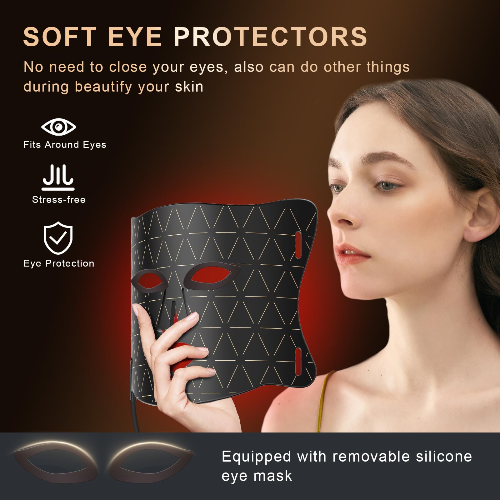 Lovsheme design confortable: masque léger et adaptable