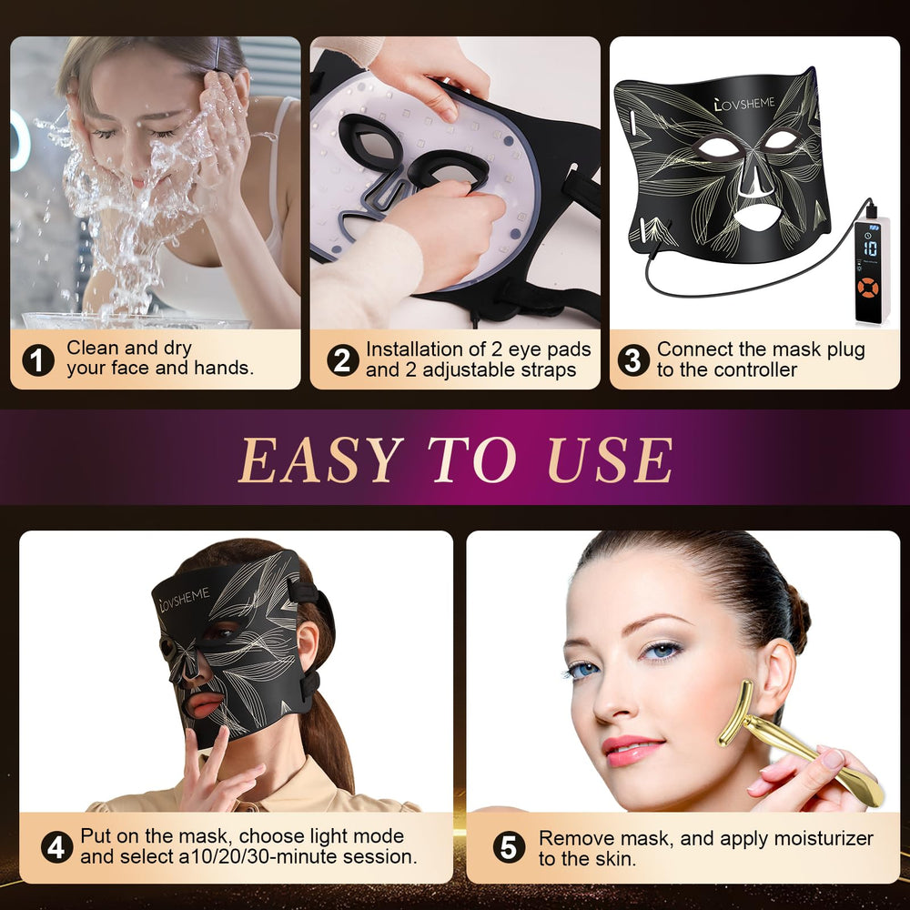 Lovsheme masque avec télécommande: utilisation pratique pour séances rapides.