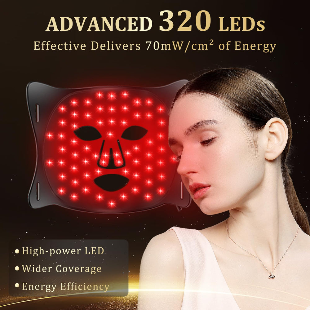 Lovsheme masque visage infrarouge 850nm pour une pénétration ciblée.