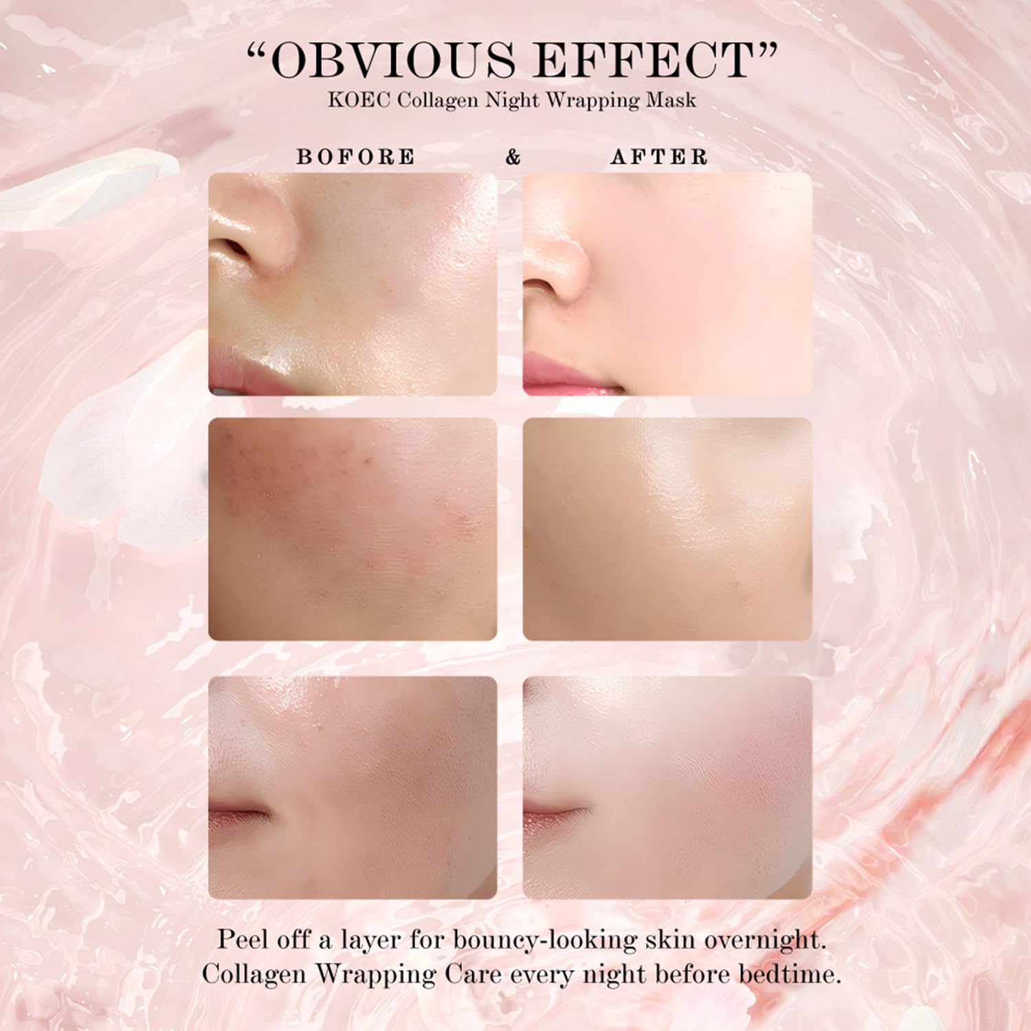 LOYOTICE Application-nocturne-visage: soin nocturne pour réveil lumineux.