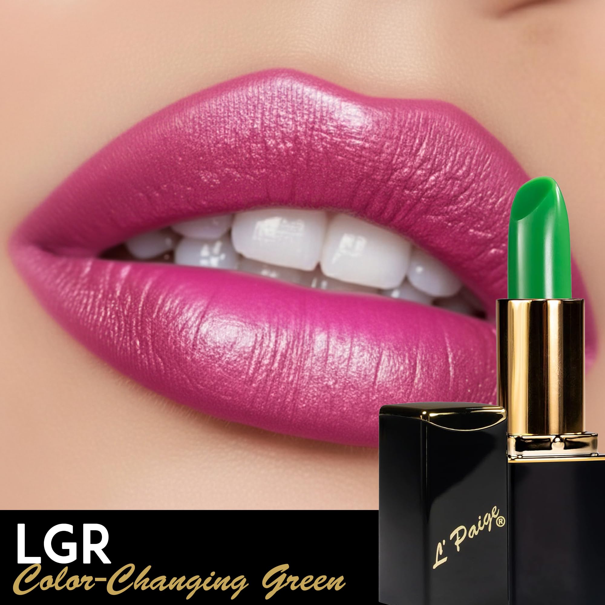 L’Paige lipsticks contient aloe vera pour hydrater les lèvres.