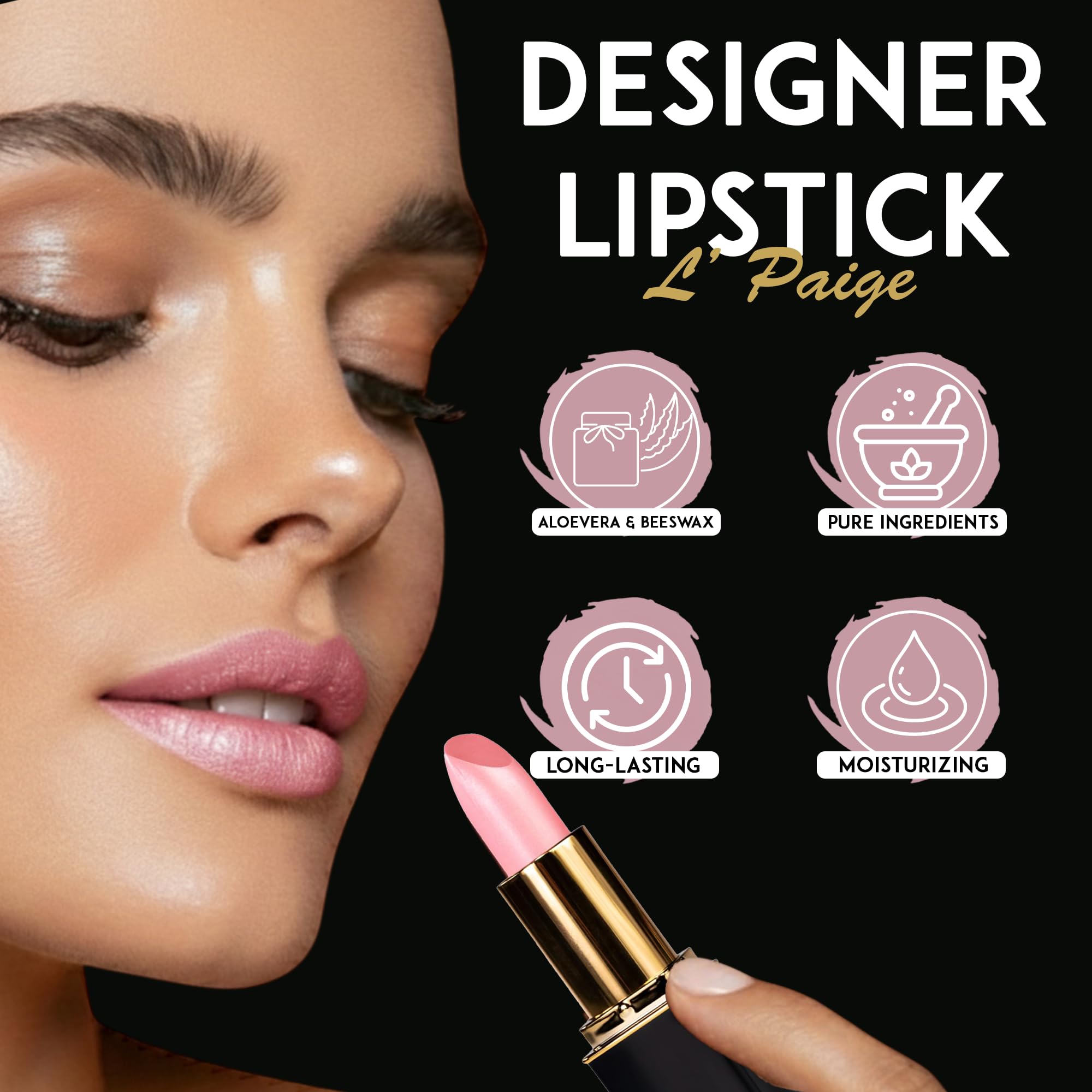 L'Paige rouge à lèvres Formule réfrigérable, idéale en chaleur.