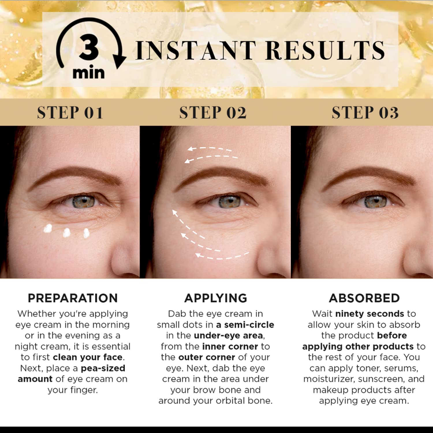 LPH LAB Crème Yeux peut atténuer les cernes et éclairer le regard.