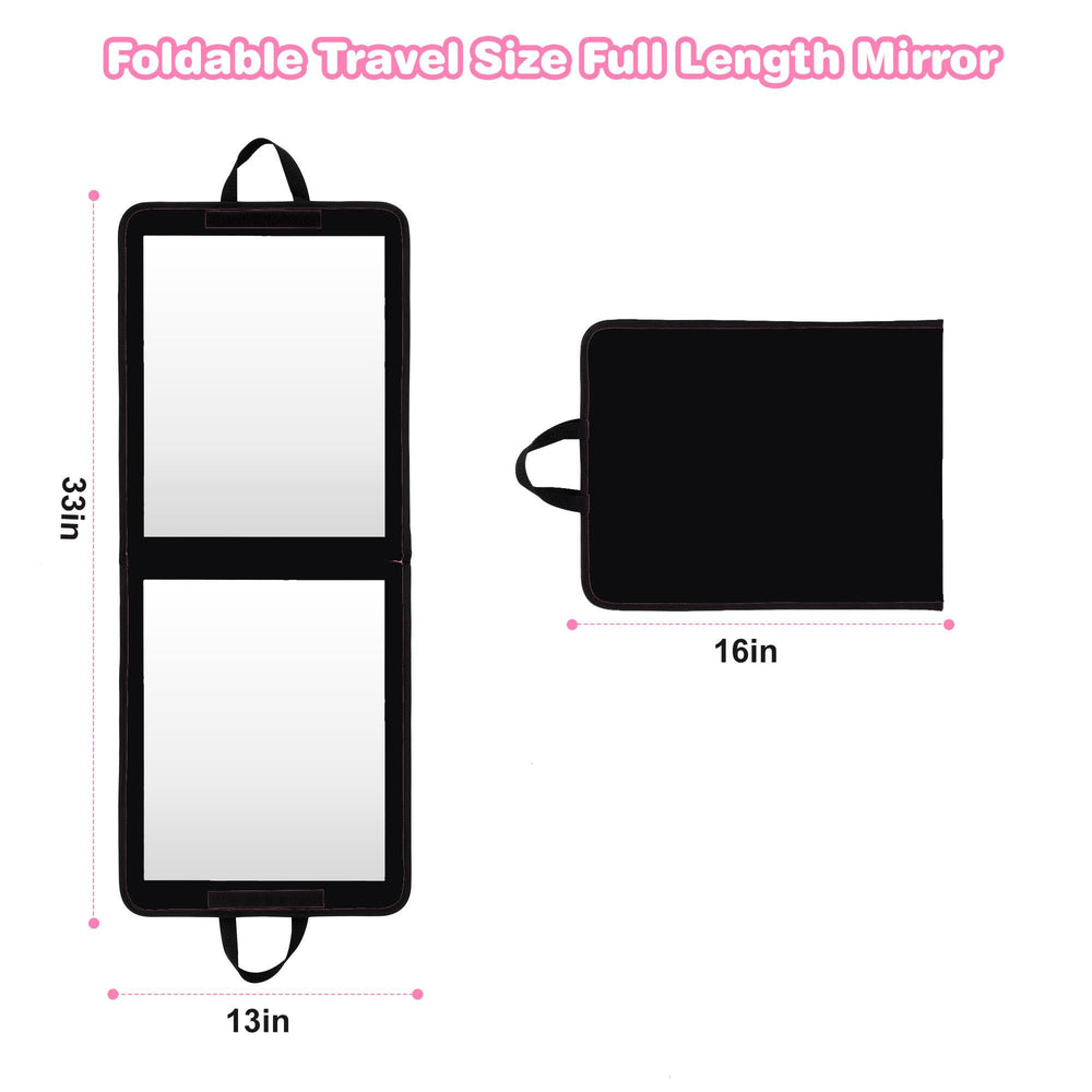 Miroir LPHUMEX plein pied pliable voyage léger et facile à transporter