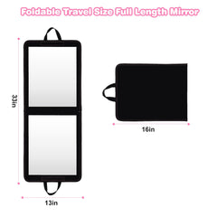 Miroir LPHUMEX plein pied pliable voyage léger et facile à transporter