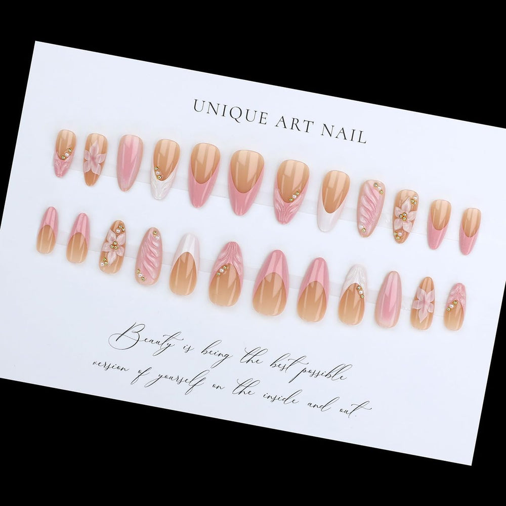 LPOODDNU ongles autocollants durables et réutilisables, sans salon.